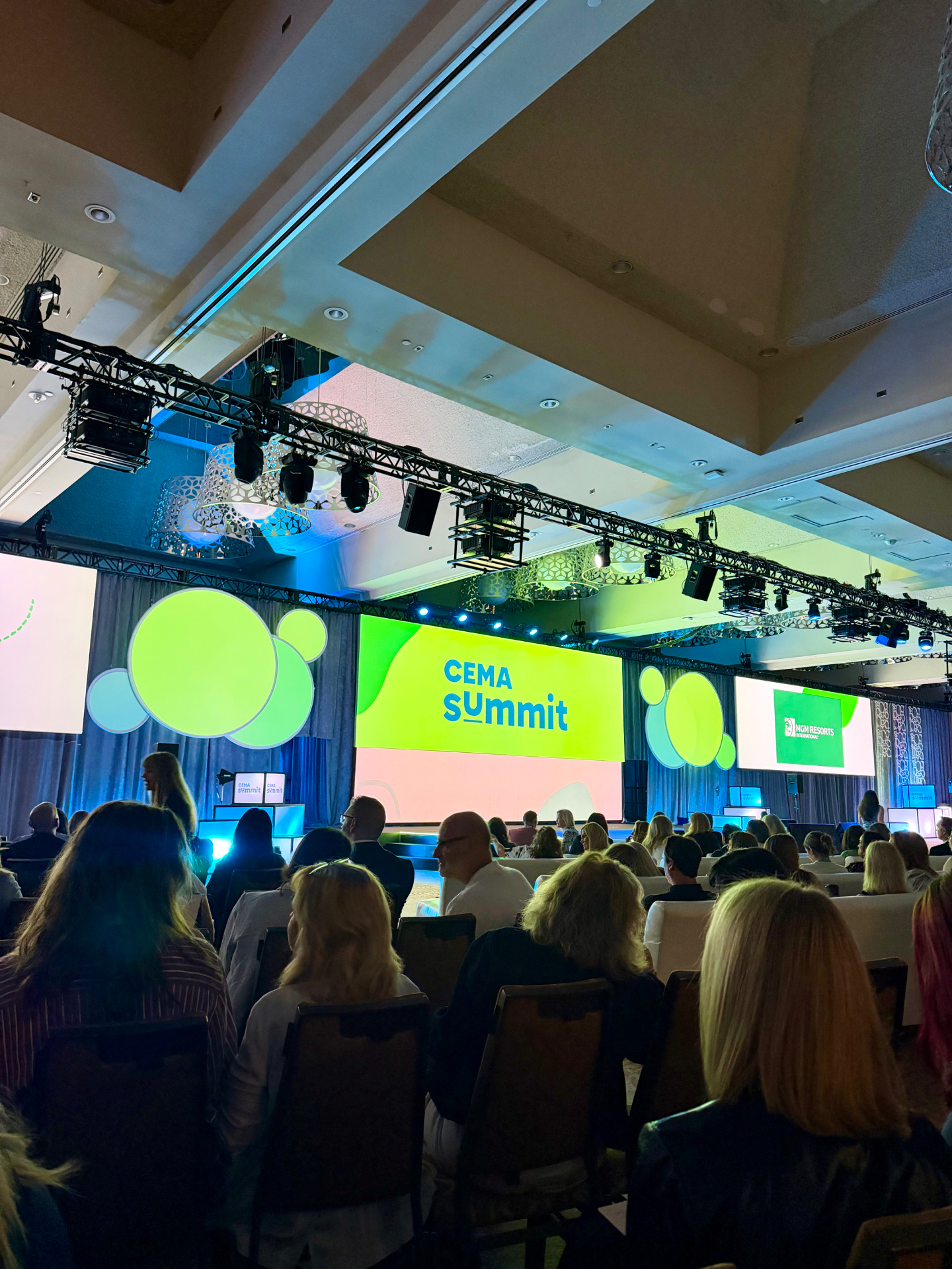 CEMA Summit main stage and seated audience in Toronto